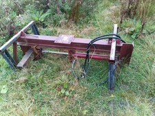 Mini Digger Log Splitter Mounted On Boom Homemade