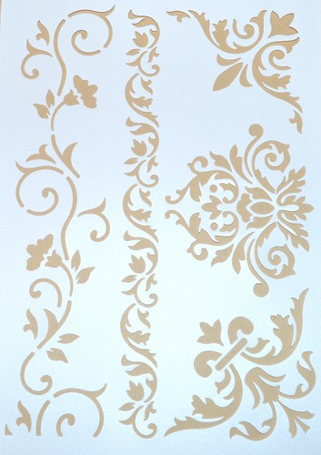 Wall stencil reusable plastic - wall,