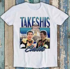 Takeshis Castle Homage 90s 80s Japan TV Game Show Funny Gift Tee T Shirt M1645