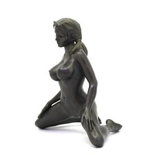 Female Nude Figurine DESK ART Naked Lady Sensual Erotica Artwork Bronze Figurine