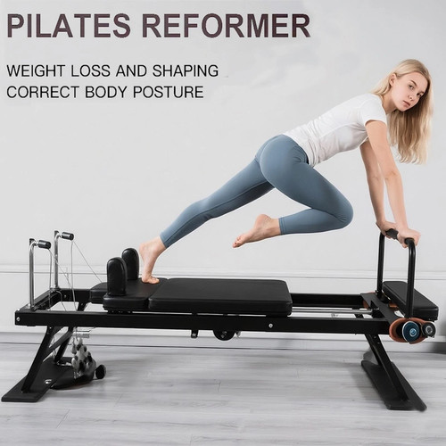 Pilates reformer stretch - pilates,
