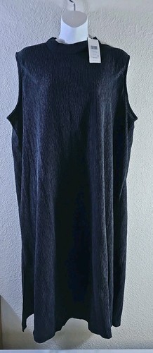 178 eileen fisher black mock - black,