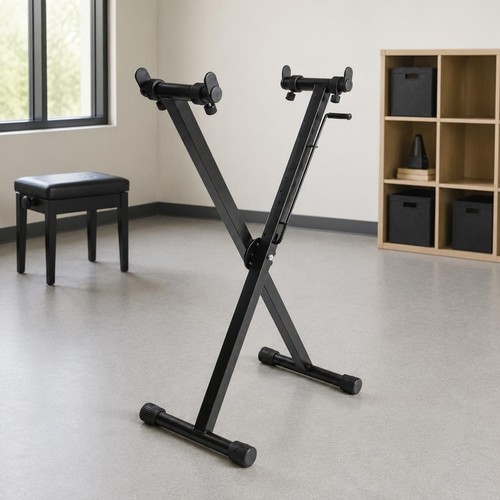 Shaped frame keyboard stand - x-shaped,