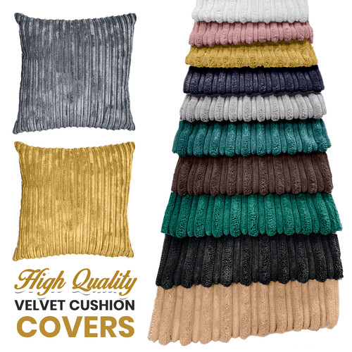 Cushion covers with filled - covers,