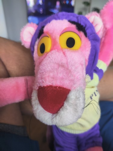 Pink panther 1993 plushy - pink,