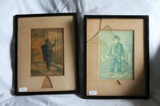 2 x Very Old Framed Pictures