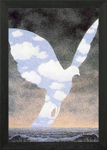 Rene magritte framed - framed, wall