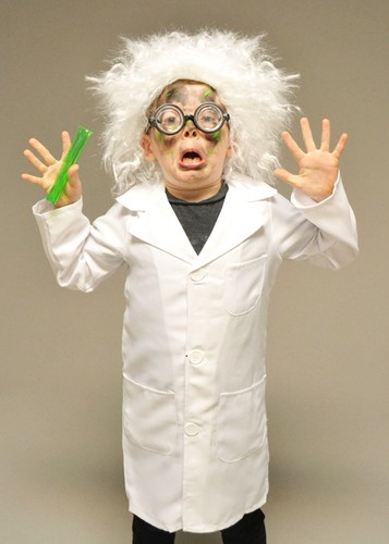 Childrens mad scientist white - childrens,