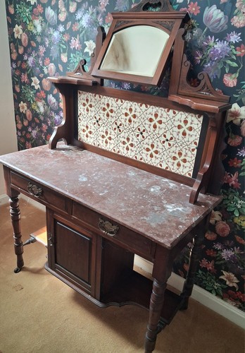 Victorian wash stand - stand, wirh