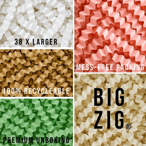 Zig zag shredded paper big - paper,