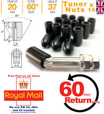 Mondeo wheel nuts x 16 Black