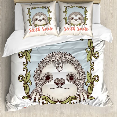 Sloth duvet cover animal - sloth,