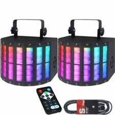 2 x QTX Derby9 RGBYWAP UV LED