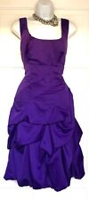 MONSOON PURPLE VINTAGE STYLE FLARED COCKTAIL PARTY DRESS SIZE 20