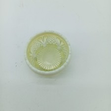 Antique Victorian Davidson Primrose Pearline Open Salt Uranium Vasaline