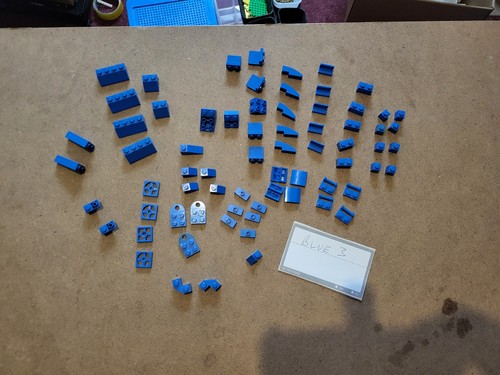 Lego parts blue job lot - lego,