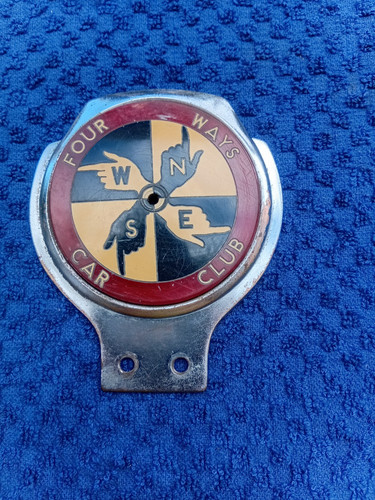 Vintage car badge wassell - vintage,