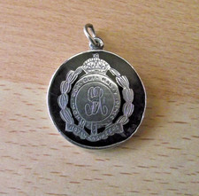 WW1 ROYAL ENGINEERS 1917 STERLING SILVER HALLMARKED TORTOISE SWEETHEART PENDANT