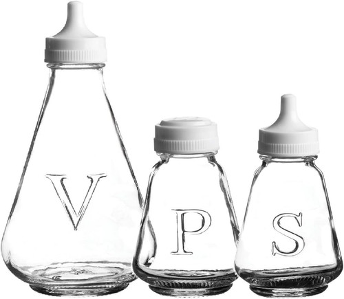 Glass salt pepper shaker - salt,