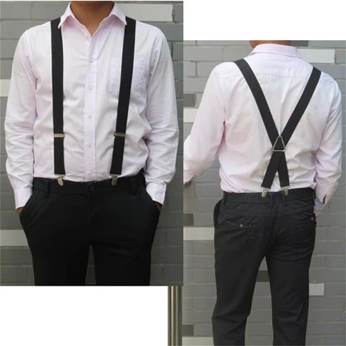 Heavy duty elastic suspenders - elastic,