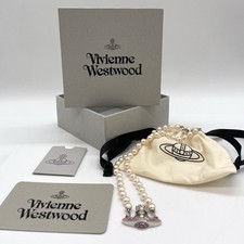 Genuine Boxed Vivienne Westwood 'Roxanne Pearl Necklace' Choker With Certificate
