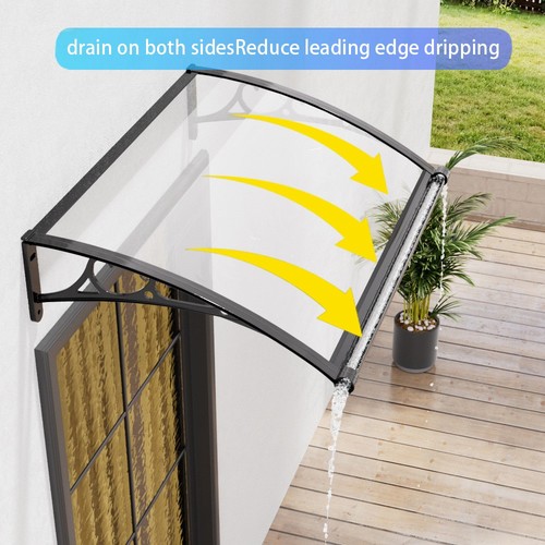 Door canopy awning with - door,