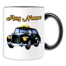 Personalised gift black - personalised, cab