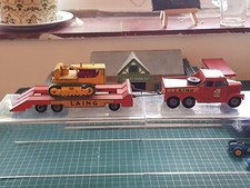 Matchbox King Size K-8 Laing Prime Mover Transporter & Caterpillar Tractor Rare 