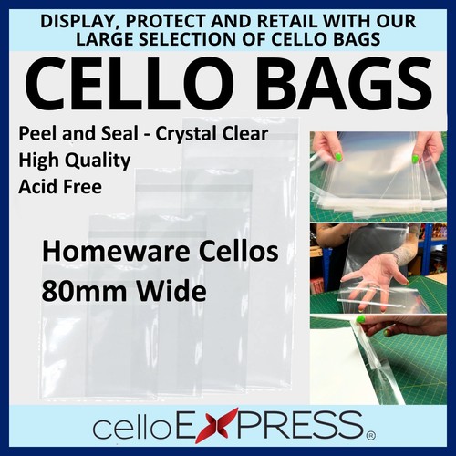 Clear cello display - clear, bags