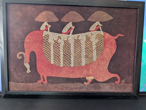 This piece gond art - is,