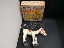 B599-EARLY LESNEY MOKO 1951 MUFFIN THE MULE PUPPET WITH BOX