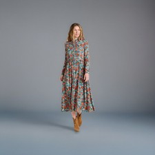 Brakeburn House Of Fraser Ula Midi To Maxi Length Button Up Dress New Uk 16