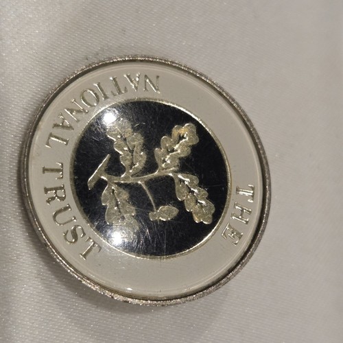 Vintage national trust enamel - national,