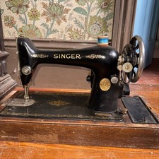 vintage singer electric sewing machine 27K  1931 untested