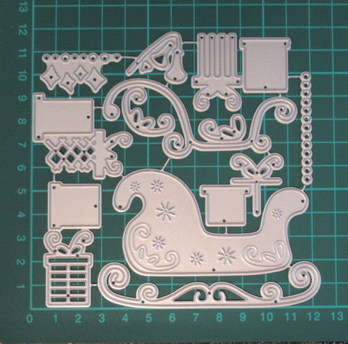 V5359 christmas sleigh - christmas, &