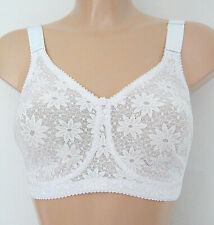 Miss Mary of Sweden White Soft Cup Bra Style 2165 Size 34E, 36D or 38E
