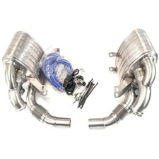 Porsche 911 996 Carrera 1998-2004 Sports Exhaust Valved Mufflers (Silencers)