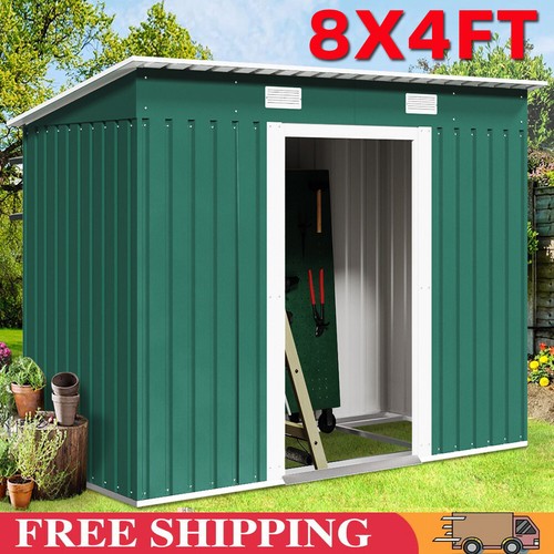 Metal garden shed 8x4ft - shed,