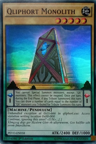Pevo en058 qliphort monolith - pevo-en058,