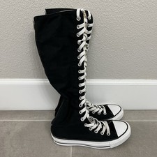 Converse All Star Mens Size 4/Womens 6 Black Knee High Casual Sneaker Shoes