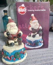 Rotating musical santa - rotating,