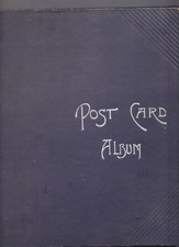 ALBUM FILLED WITH VINTAGE POSTCARDS. PLEASE READ THE NOTES.