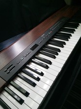 Yamaha P-120 Digital Piano 88 Weighted Keys GH3 Action + Case + Pedal Serviced