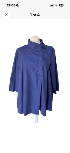 Cos blue cotton shirt - blue,