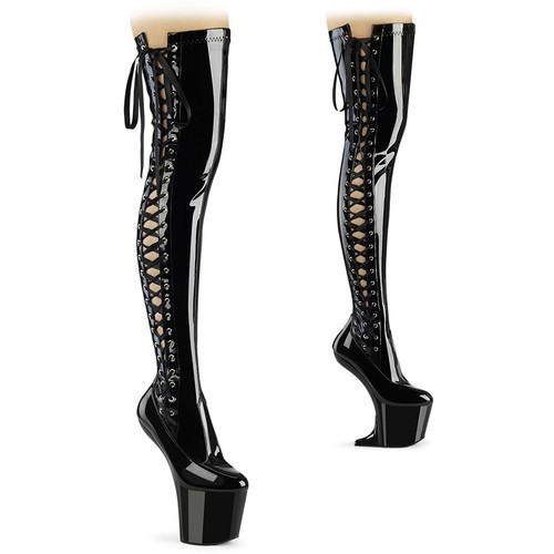 Pleaser inch heelless thigh - heelless,
