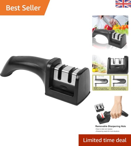 Compact black knife - compact, sharpener