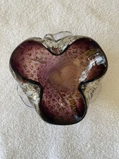 MCM Art Glass Bowl Ashtray