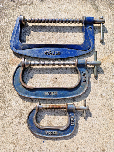 Vintage clamp tools - clamp,