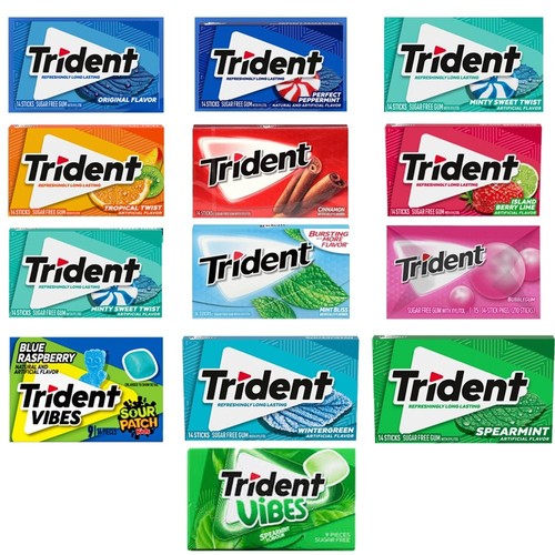 Trident sugar free - free, gum