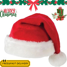 FATHER CHRISTMAS HATS XMAS SANTA PARTY FESTIVE FAMILY HATS GIFT WHOLESALE UK